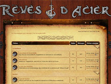Tablet Screenshot of forum-revesdacier.com